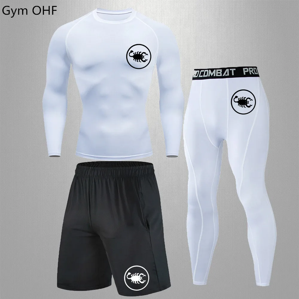 

X Compression Suit, Sports Suit, Running, Fitness, Exercise, Fighting, Boxing T-shirt, Men's Clothing