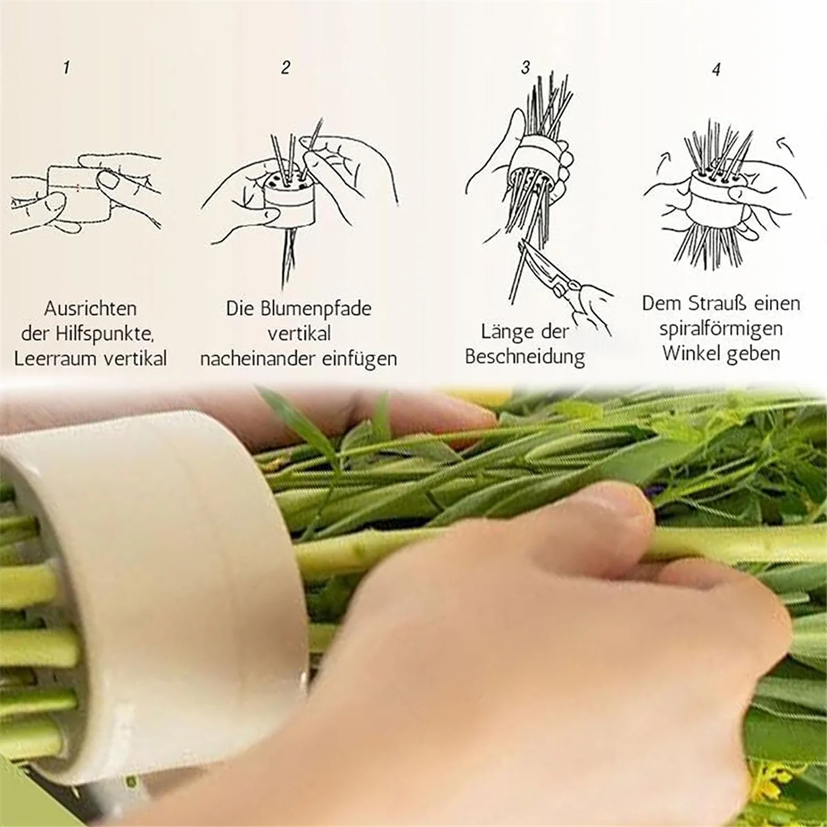 2 шт. спиральный держатель стебля икебаны для ваз цветов