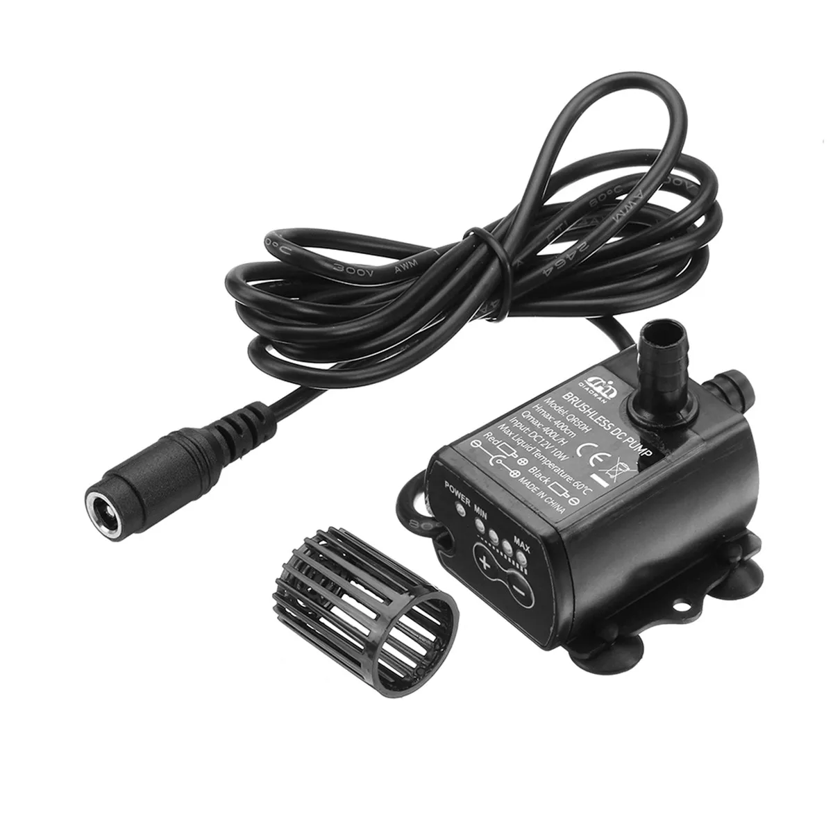 Водяной насос QR50H DC 12 В 4 м 10 Вт 400 л/ч скорость потока бесщеточный двигатель погружной насос