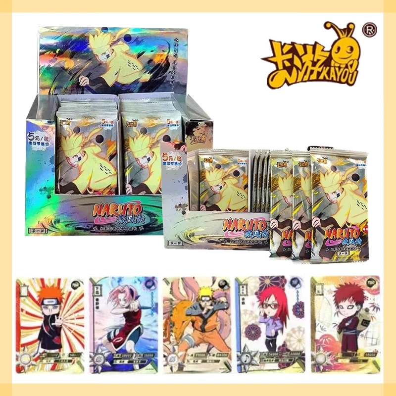 

KAYOU Аниме периферийные карты Наруто файтинг глава-это первая карточка Naruto Sasuke Tsunade Коллекция украшения-игрушка подарок