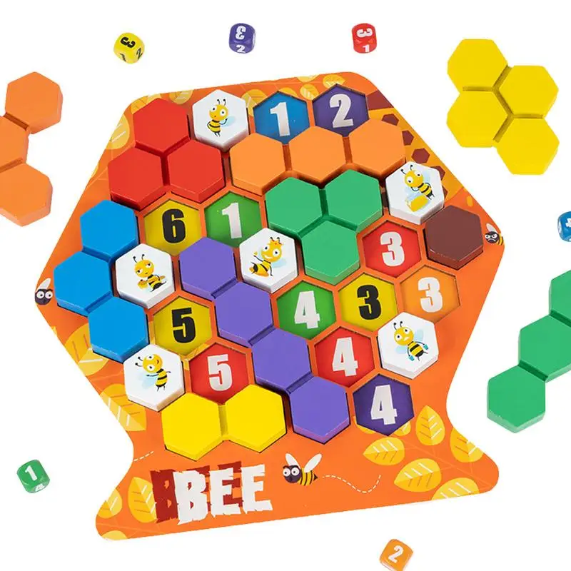 

Деревянный шестиугольный пазл, деревянные головоломки для мозга, головоломки Монтессори, интеллектуальные игрушки, обучающий подарок для мальчиков и девочек, геометрический