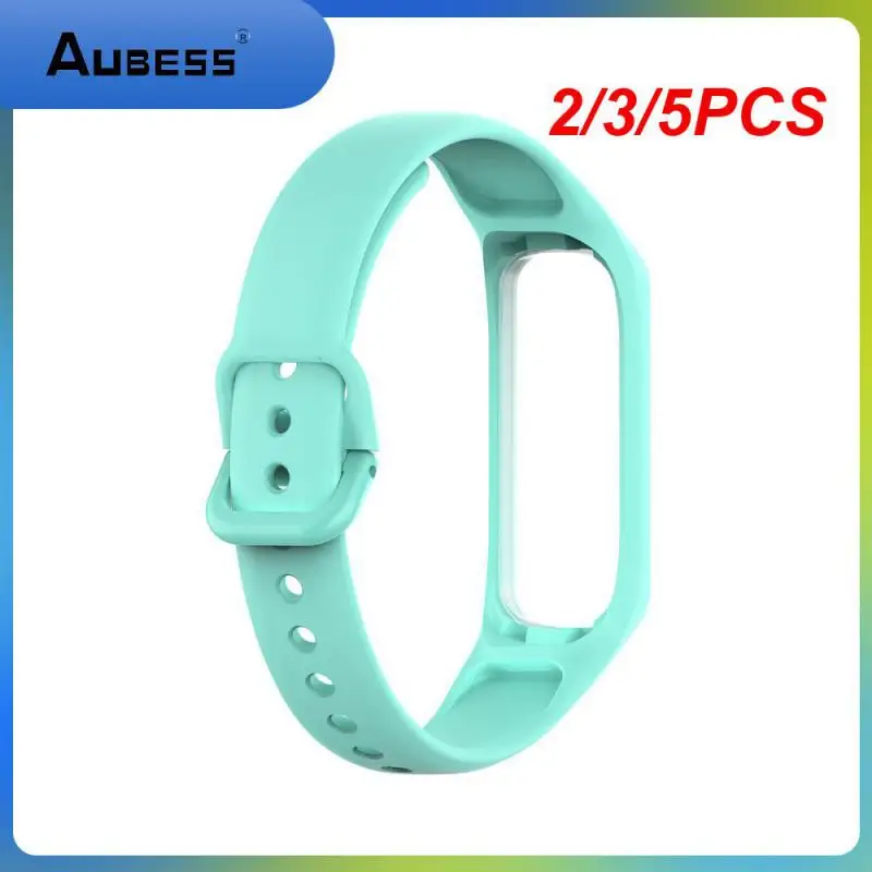

2/3/5PCS Watchband Soft Smart Accessories Silicone Strap Waterproof Sweatproof Replacement Strap For Samsung Galaxy Fit 2 Strap