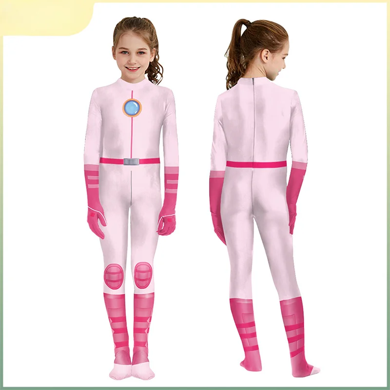 

New European and American Anime Cos Costume Children's Tights Performance Wear Peach Princess One-Piece Female Anime Cosplay