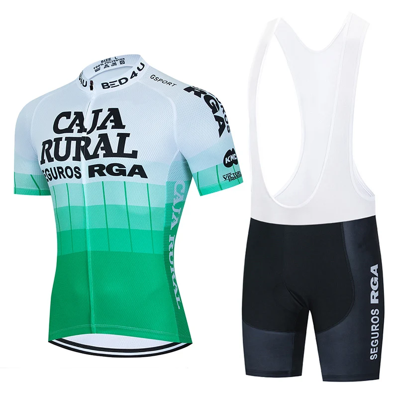

2023 Pro Team CAJA Cycling 20D Bib Set MTB Jersey Mountain Bike Clothing Summer Quick Dry Shirt Men's Short Maillot Culotte Suit