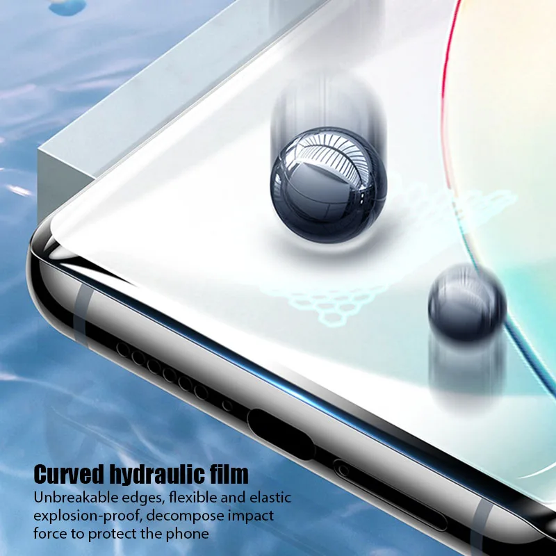 4pcs hydrogel film for samsung s21 s20 s10 s9 s8 ultra plus lite screen protector on galaxy note 20 ultra 10 9 8 lite plus film free global shipping