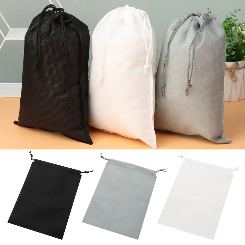 

1Pcs Storage Bag Non-woven Travel Pocket Drawstring Bags Dust-proof Home Supplies Storage Shoes Organizer