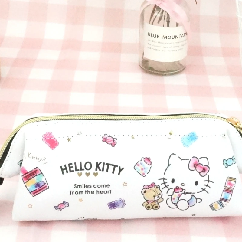 

Sanrioed Kawaii Anime Cartoon series HelloKitty My melody Creative high-value cute storage bag girl heart pen bag holiday gift