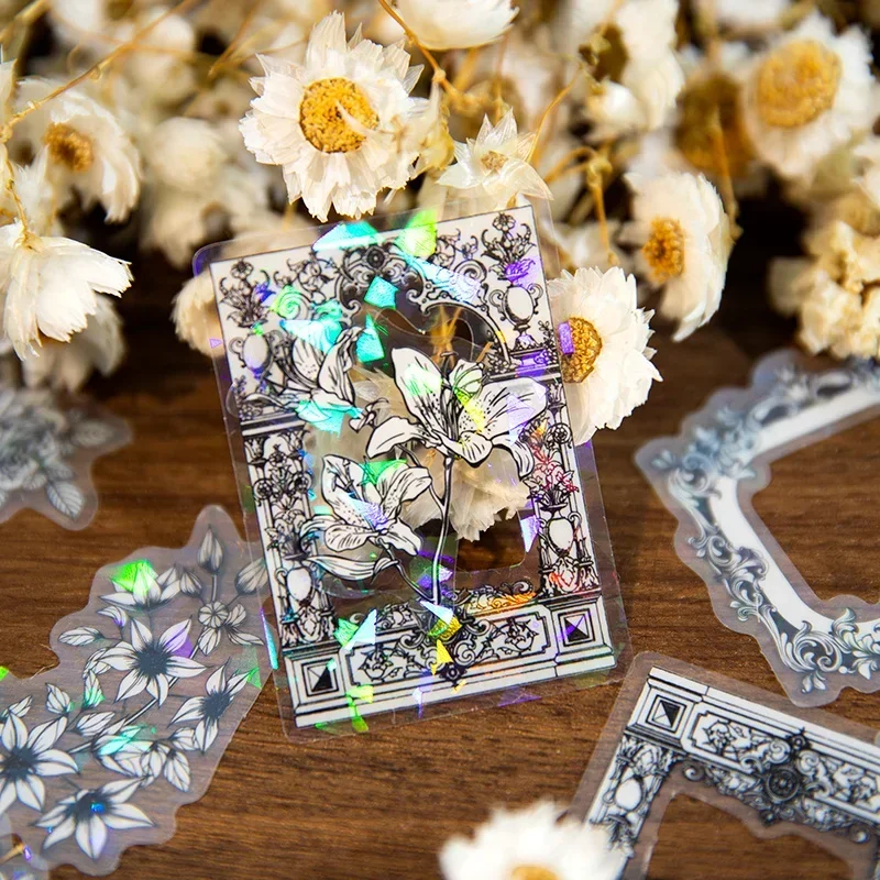 

Наклейки для домашних животных из серии «роса и утро», 20 шт., вымытые ранние цветы, справочник, украшение для молочных продуктов, скрапбукинг, вырез, 152*90 мм, канцелярские принадлежности