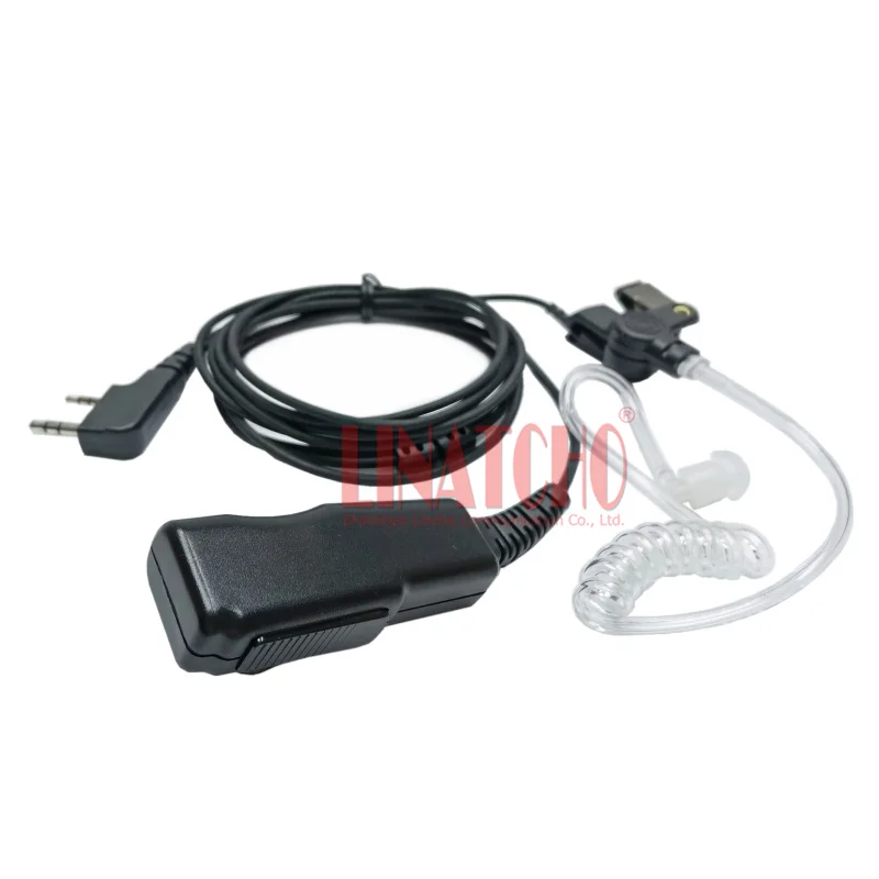Фото Двусторонняя радиосвязь UV-5R TK-3107 TK-378G 2-контактные наушники с воздушной трубкой акустического излучения №2