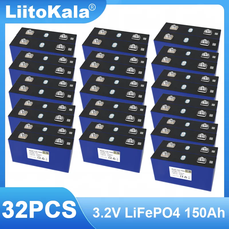 Аккумулятор 3 2 В 150 Ач LiFePO4 32 шт