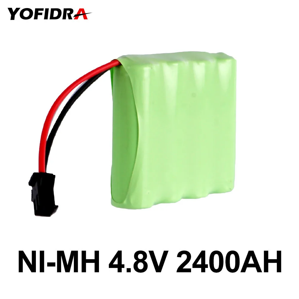 

SM Plug 4.8v 2400mah Ni-MH Battery For Rc toys Cars Tanks Robots Boats Guns Ni-MH AA 4.8v Rechargeable Battery Pack