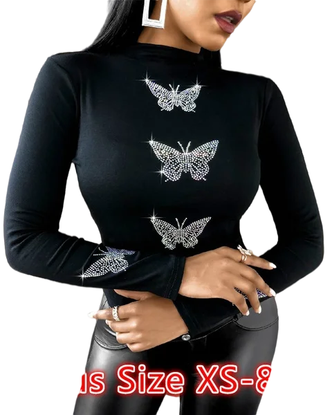 Новинка 2022 Женская Повседневная футболка женская модная с рисунком бабочки