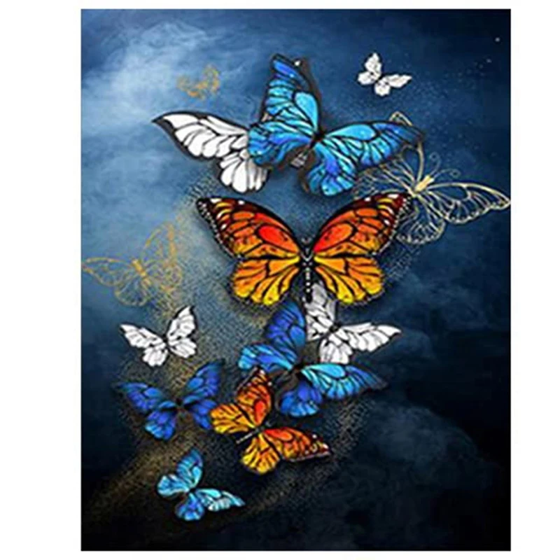 

4 шт., набор для алмазной вышивки «бабочки»