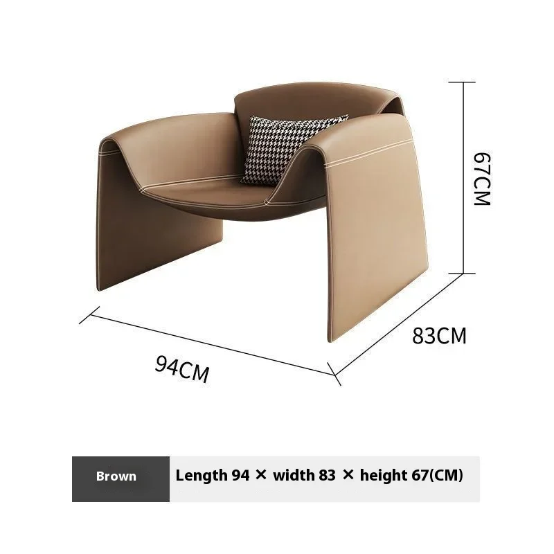 Современный одиночный повседневный диван Crab металлическое кресло с тигром