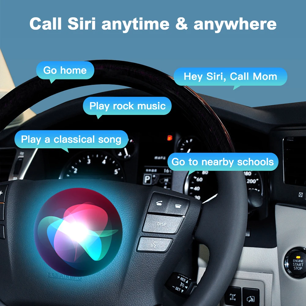 Беспроводной комплект JoyeAuto CarPlay Android Auto для Lexus LX570 2013-2015 с поддержкой Mirror-Link, AirPlay, OEM камеры и микрофона (ретрофит) (art.: 3920db7a59080) - 3920db7a59080