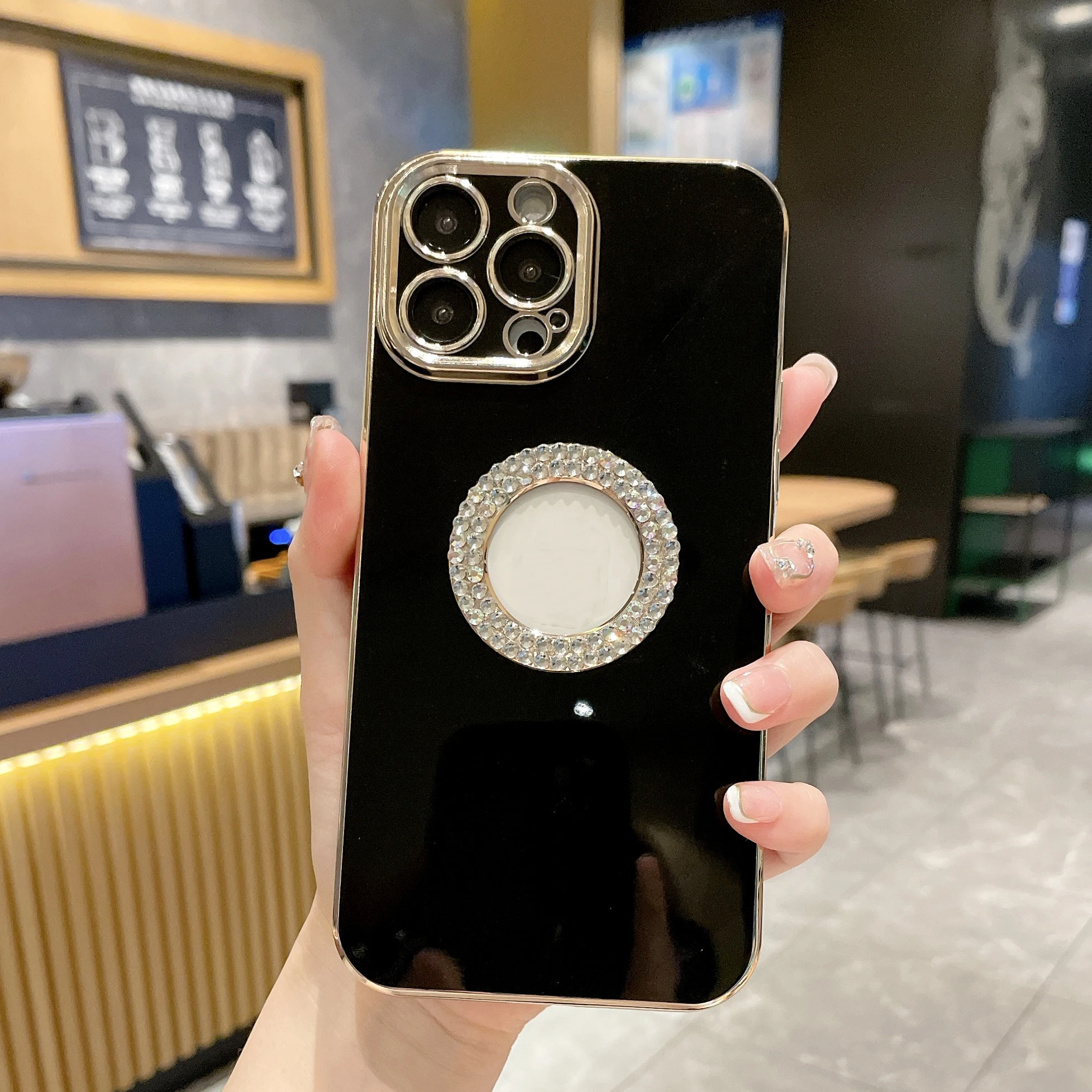 Роскошный Чехол Для Телефона С Бриллиантами iPhone 14/13/12/11 Pro Max Пылезащитный