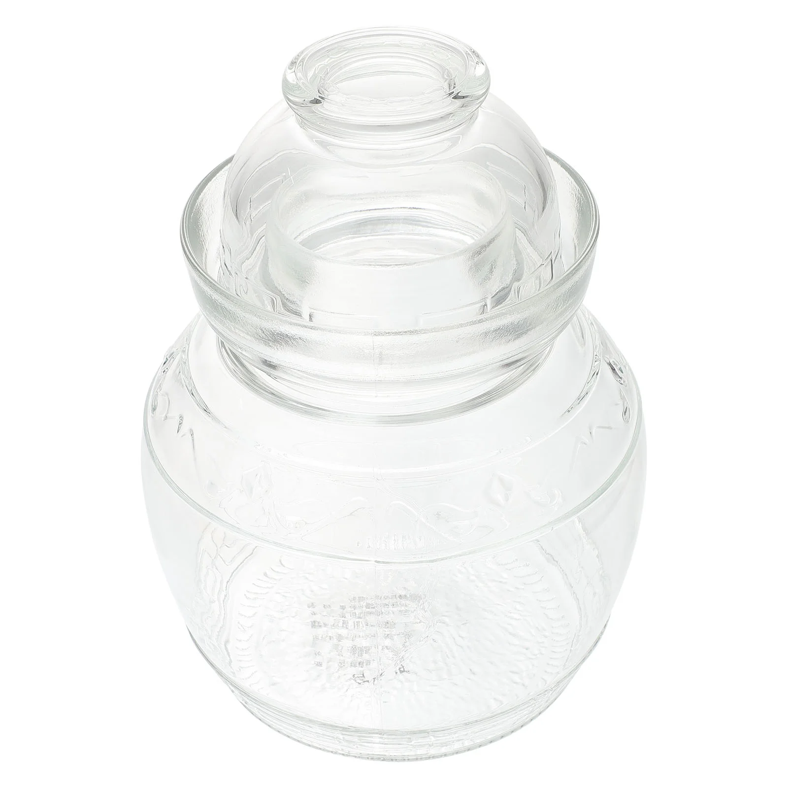 

Jar Pickle Crock Fermentation Fermenting Storage Kitchen Jars Pot Pickling Kimchi Canister Can Chinese Lid Tea Kit Container