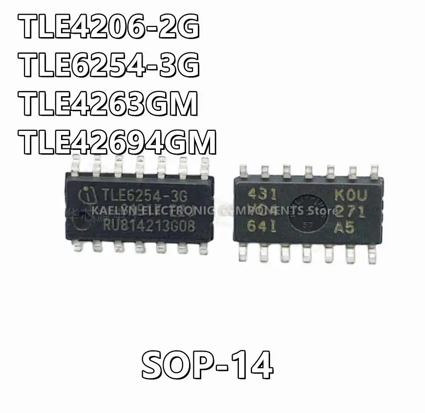10 шт./партия TLE4206-2G TLE4206 TLE6254-3G TLE6254 TLE4263GM TLE4263 TLE42694GM 42694GM SOP-14