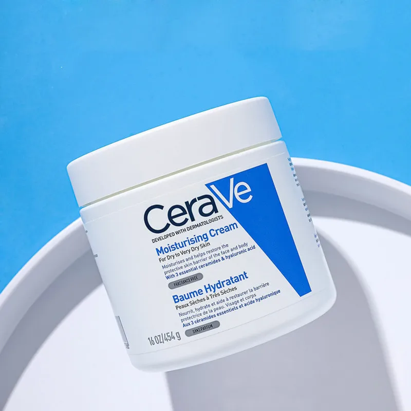 

CeraVe Moisturizing Cream Body Skin Care 24 Hours Baume Hydration Nourishing Repair Cream Improve Dull For Normal To Dry Skin