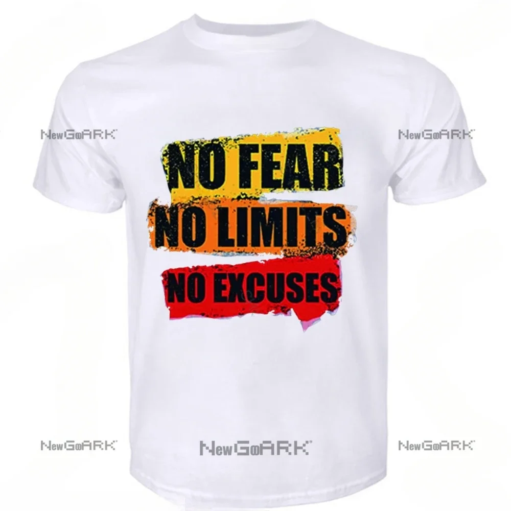 Футболка с круглым вырезом и надписью No адаптивы к страху