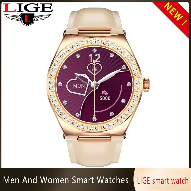 

LIGE Original Women Smart Watch Has Heart Rate Blood Pressure Women's Health Management Monitor New Smart Watch Sport Fitnes