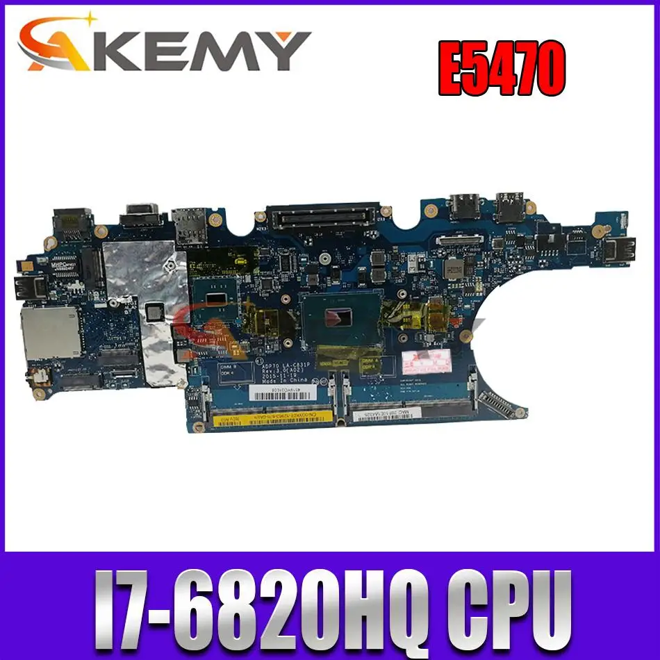 

Материнская плата для ноутбука DELL Latitude E5470 5470 CN- 0476JC LA-C831P с детской материнской платой 100% рабочий