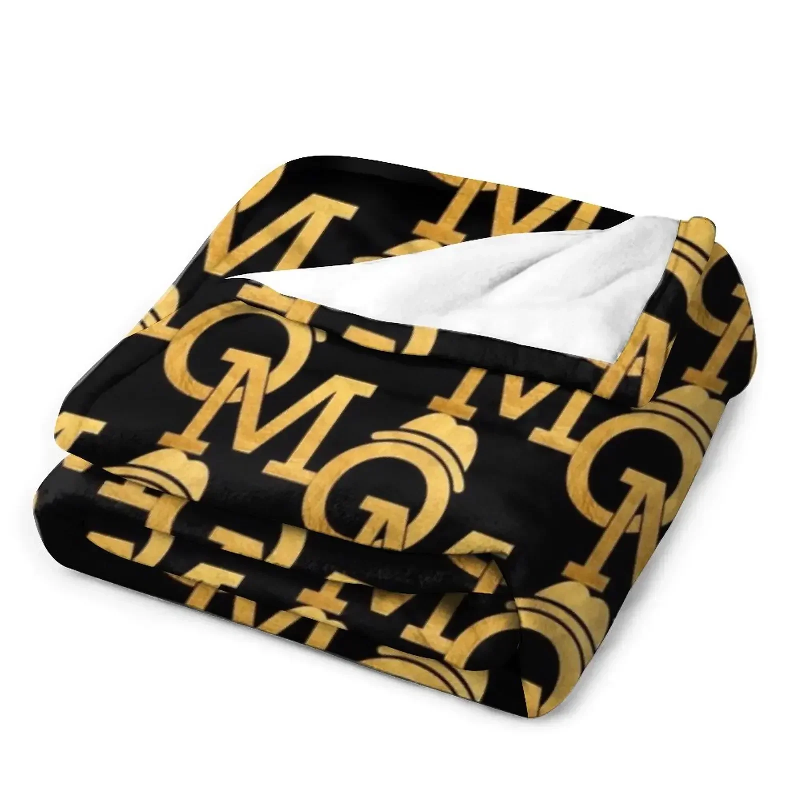 Одеяло с логотипом Olly Murs Goldem винтажное самое мягкое одеяло в клетку для кровати