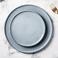 dinner plates glaze ceramic plates microwave dishwasher safe scratch resistant modern large dinnerware dish kitchen plates