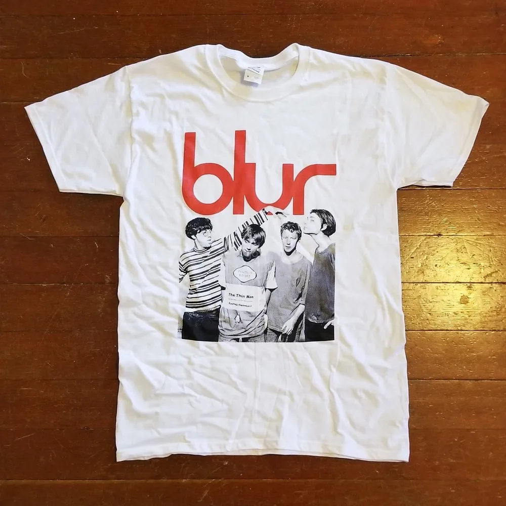 

Blur Leisure Era Silkscreened Band Shirt