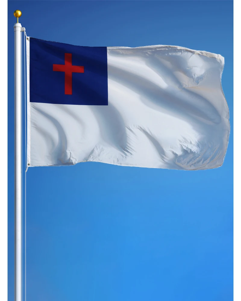 

60x90cm 90x150cm Christian Flag Banner Tapestry