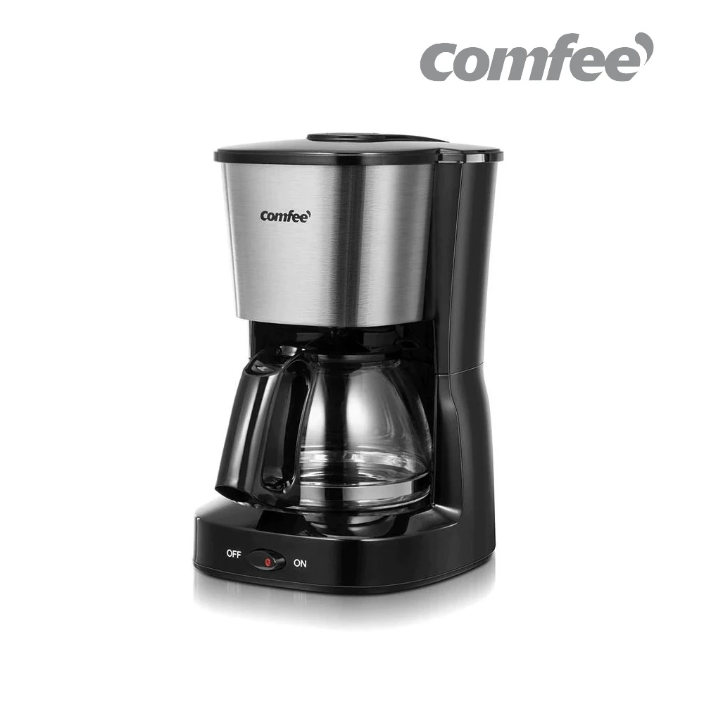Кофеварка капельного типа Comfee CF-СМ2501 600 Вт 220-240 В 0.65 л нержавеющая сталь черный