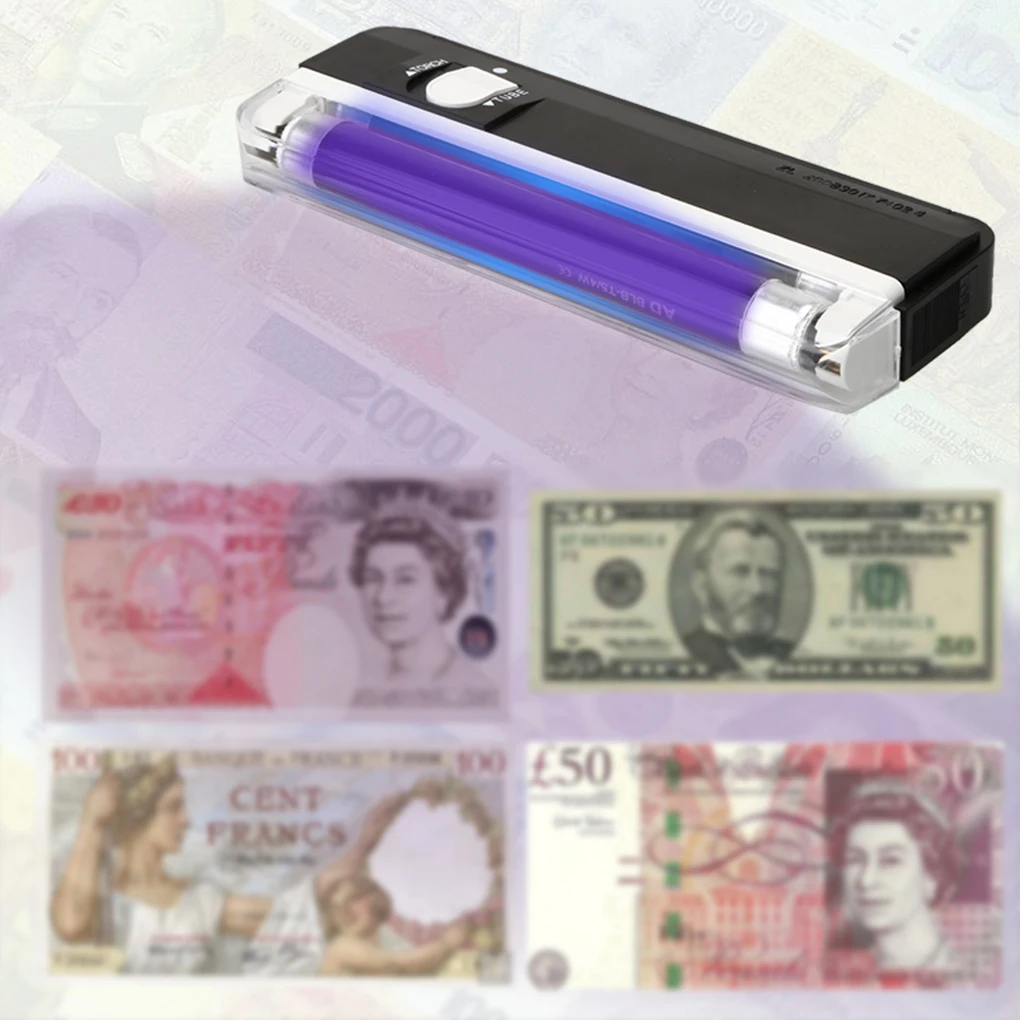 

Counterfeit Light Currency Money Detector Torch Checker Lamp Tester