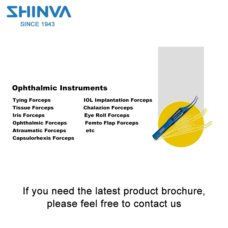 Набор офтальмологических инструментов SHINVA для глазной хирургии
