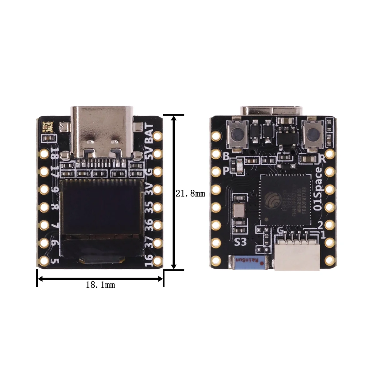 

Макетная плата ESP32 S3 с OLED ЖК-экраном 0,42 дюйма, поддержка WiFi Bluetooth для Arduino и Micropython