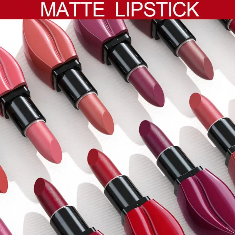 

Women Makeup Velvet Lipstick New Mini Lip Gloss Capsule Lip Sticks Portable Colorfast Long-lasting Matte Cosmetics Makeup