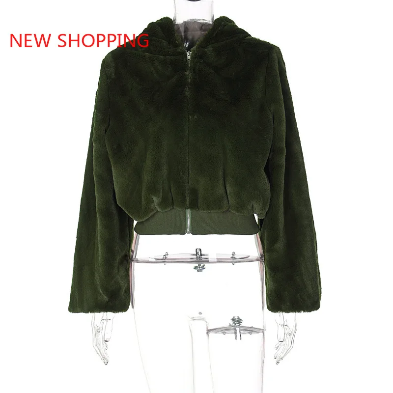 Rabbit Imitation Fur Winter Soft Grass Mink Faux Fur Coat Ladies Artificial Fur Hooded Soft Oversized 2023 Women's Jacket White