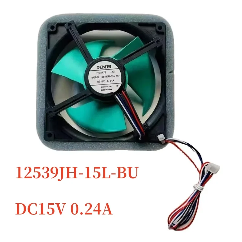 

Новый 12539JH-15L-BU DC15V 0,24A 12 см для холодильника, детали двигателя охлаждающего вентилятора