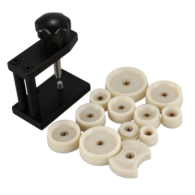 Watch Case Press Dies Watch Crystal Front Back Case Cover Screw Press Presser Close Watchmakers Repair Kit Tools