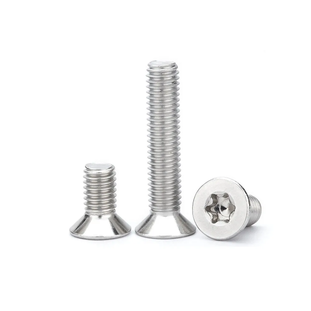 Винт безопасности GB2673 316 из нержавеющей стали M3 M4 M5 M6 Torx болт с потайной головкой