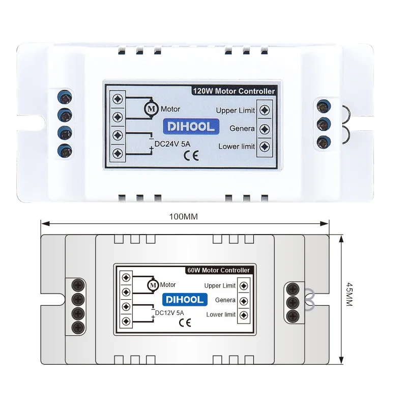 Контроллер электродвигателя 5A RF прямой и обратный с магнитным язычковым