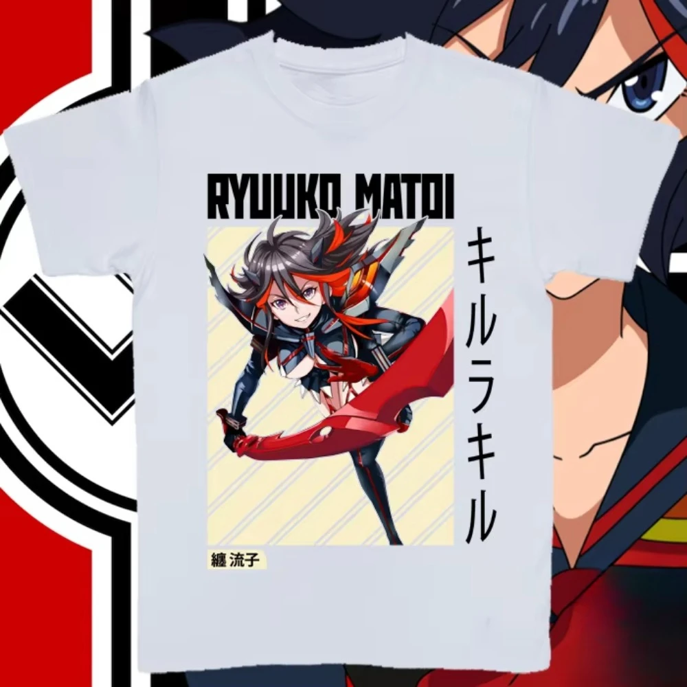 Футболка аниме-Kill la Kill - Ryuuko Matoi футболка аниме девочка милый стиль комиксы