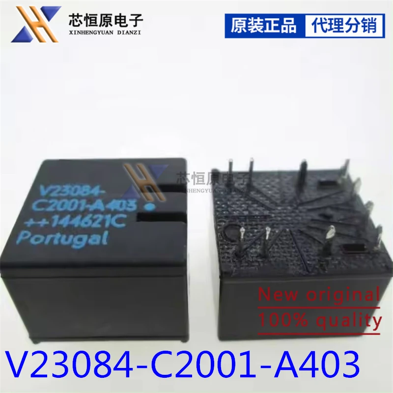 100% оригинальное новое автомобильное реле Φ V23084 C2001 A303 10PIN 30A 12VDC
