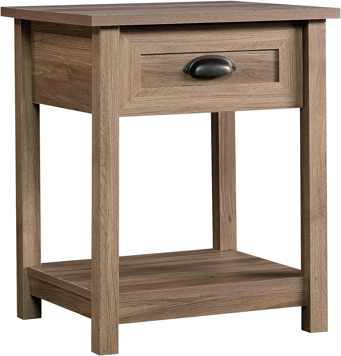 

Line Side Table/Night Stand, Salt Oak Finish