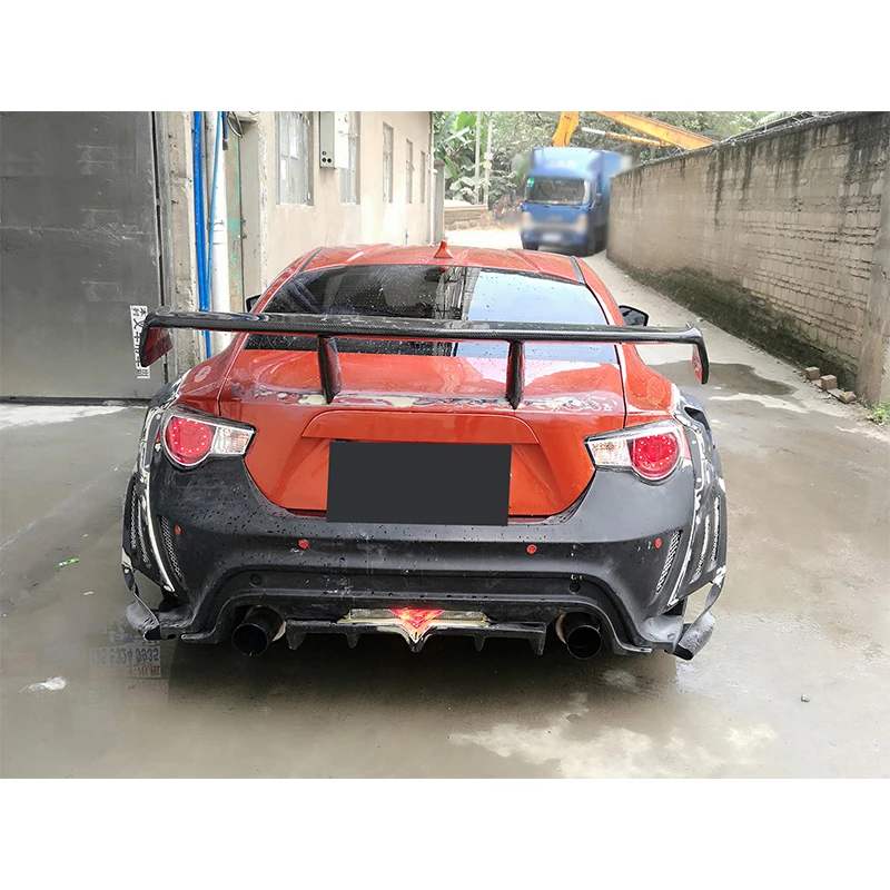 Для Toyota GT86 Subaru BRZ ZN6 ZC6 ZD6 2012-2019 Автомобильный задний спойлер из углеродного волокна