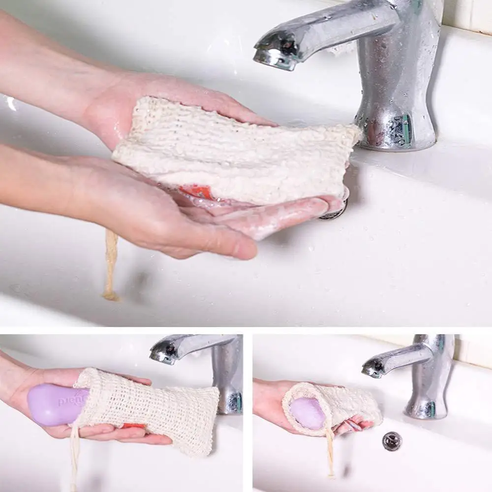 

New Household Merchandises Bubble Net Soap Bag, Soap Cover, Massage Handbag, Hand Soap Bag, Bath Cutin Anti-slip Cover