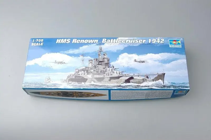 Trumpeter 1/700 05764 HMS Battle Cruiser Renown 1942 Комплект сборки модели