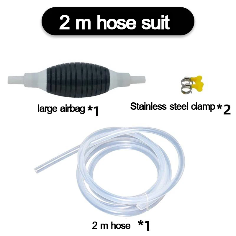 

Universal Car Portable Manual Fuel Pump Transfer Hand Primer for Gas Gasoline Manual Oil Pump Self-priming Large Flow