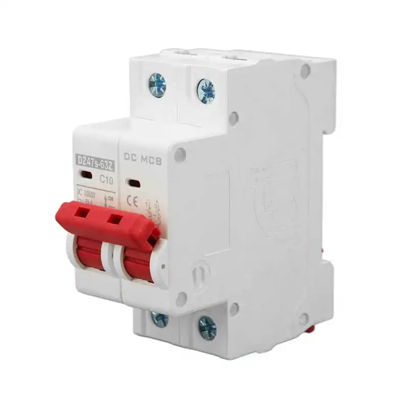 

Мини-автоматический выключатель 2P, постоянный ток 1000 В для фермы, для солнечных фотогальванических устройств