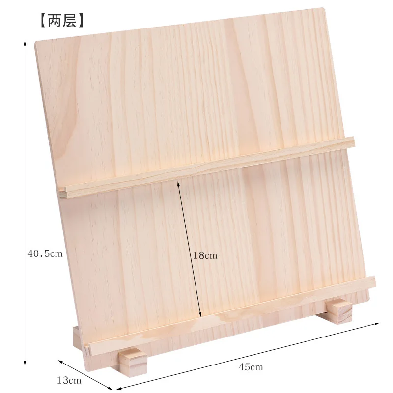 2/4Layer Wooden Ear Stud Holder Earring Stand Display Rack Luxury Jewelry Stand Display Holder Rack Tower