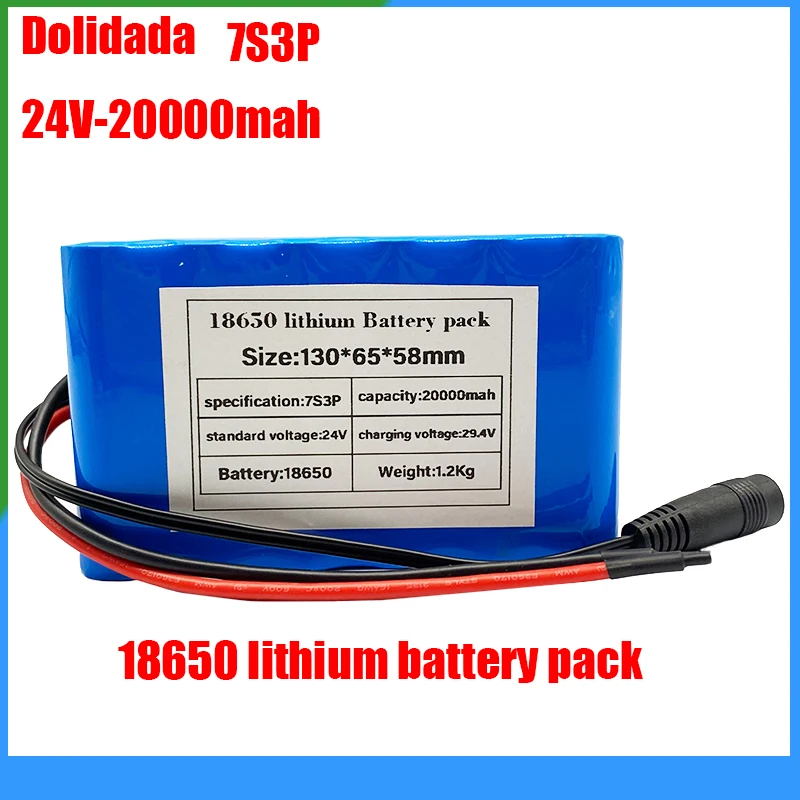 

Модель 18650 года, модель 7s3p, 24В, 20 Ач, для электрического велосипеда, мопеда, скутера, Детская форма, автомобиль с дистанционным управлением
